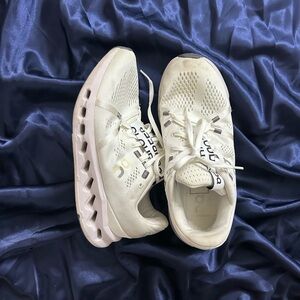 On Running White Athletic Shoes